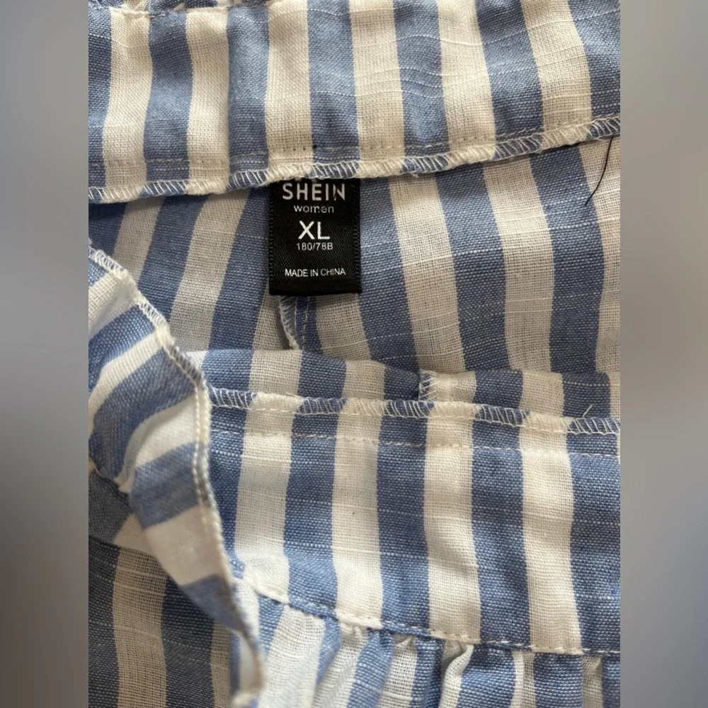SHEIN blue white